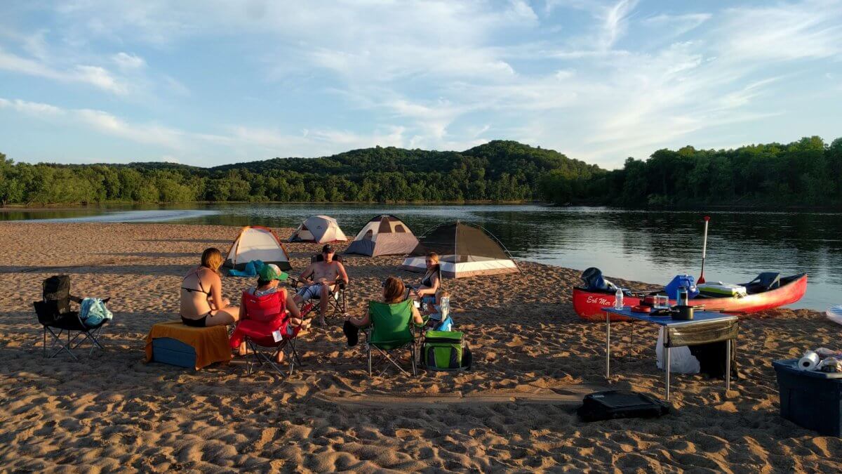 Canoe Camping on the Wisconsin River